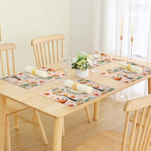 Faux Leather 12 X 18 Inch Placemats 6 Pack T90163