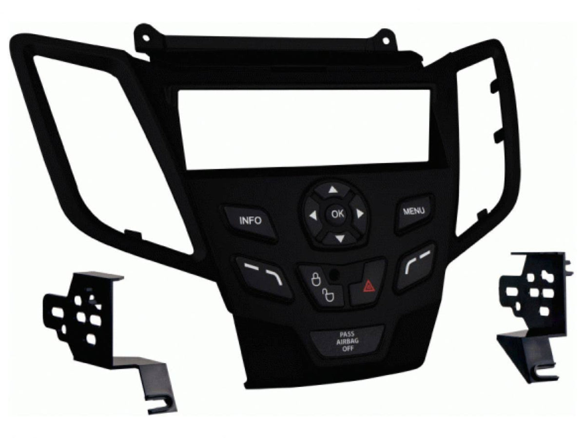 Vehicle Mount for Radio - ABS Plastic - Matte Black V538035