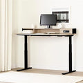 Soft Elm and Matte Black Desk D8499
