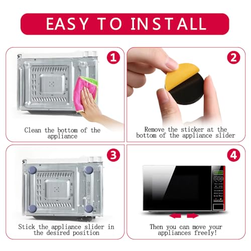 Self-Stick Teflon Furniture Sliders Q2041