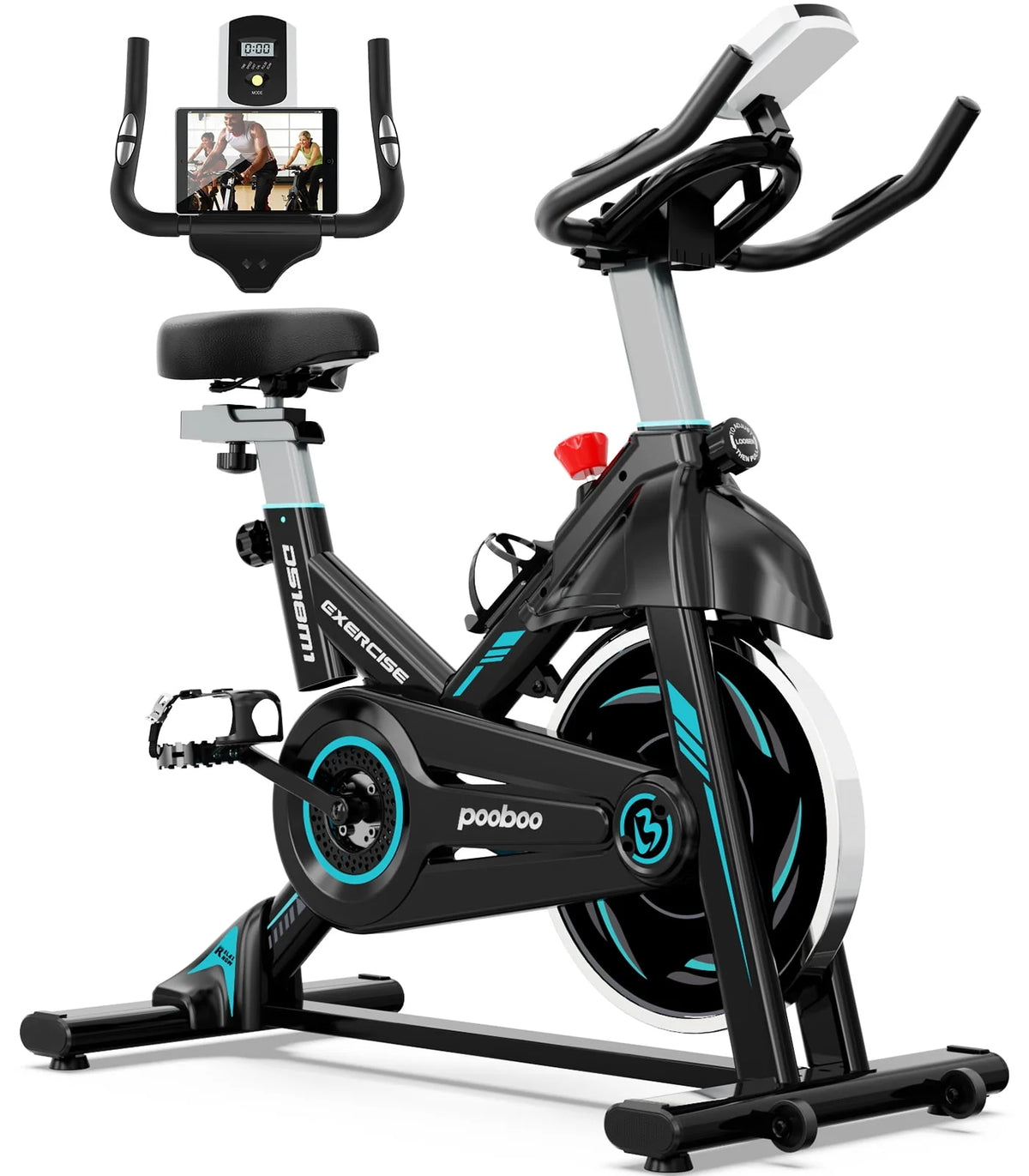 Indoor Cycling Bike Magnetic Stationary Exercise Bike 40lbs Flywheel S80445
