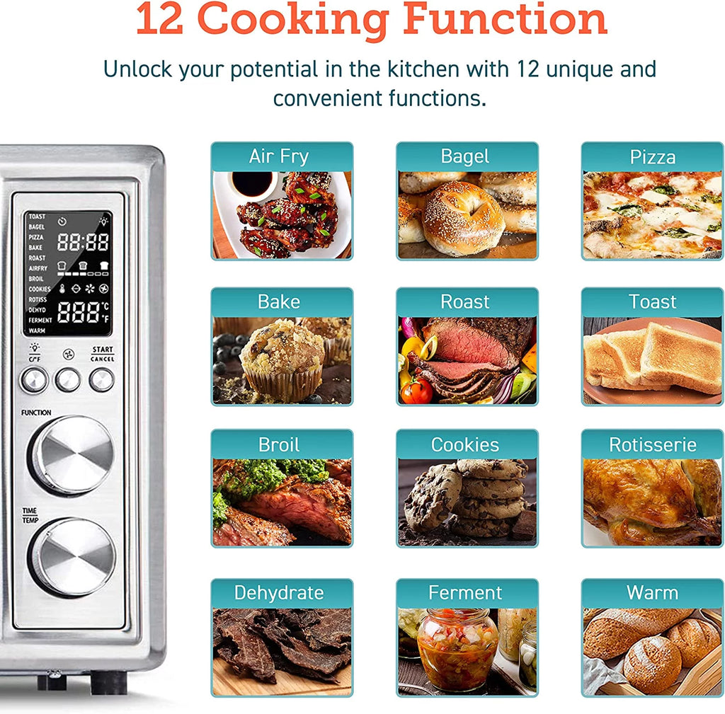 12-in-1 Convection Air Fryer Toaster Oven L867538