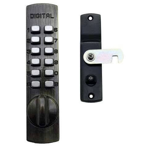 Mechanical Keyless Cabinet Cam Lock - Antique Brass Y685874