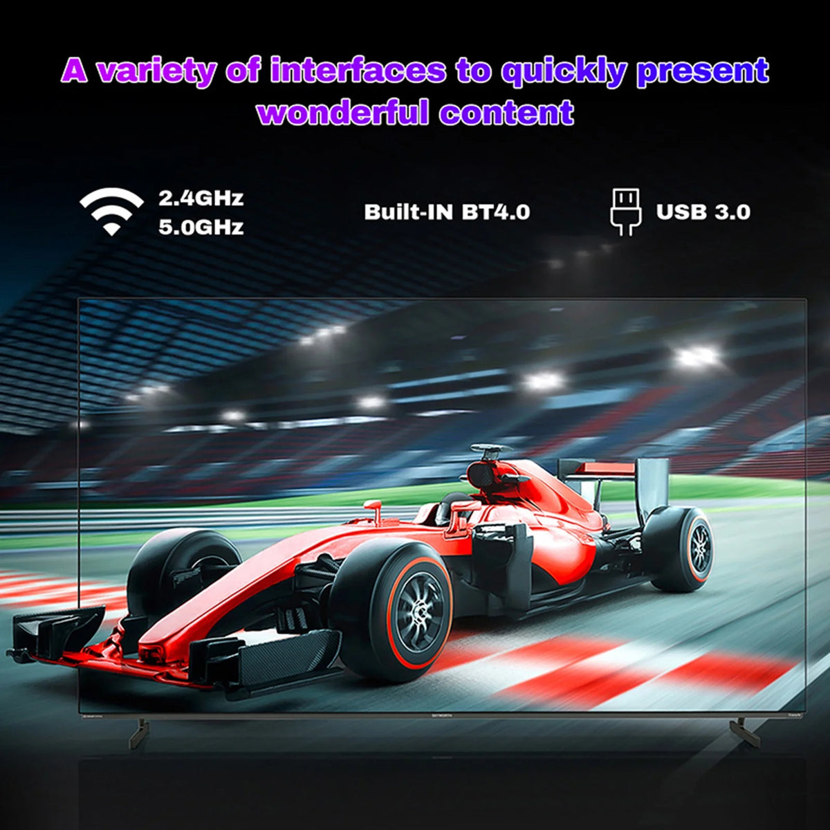 4K Smart TV Box with Remote E26719
