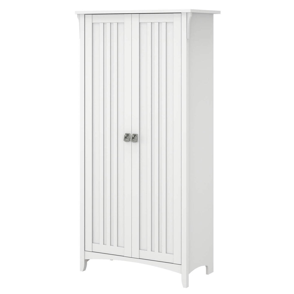 Vintage Black Kitchen Pantry Cabinet with Doors D46260