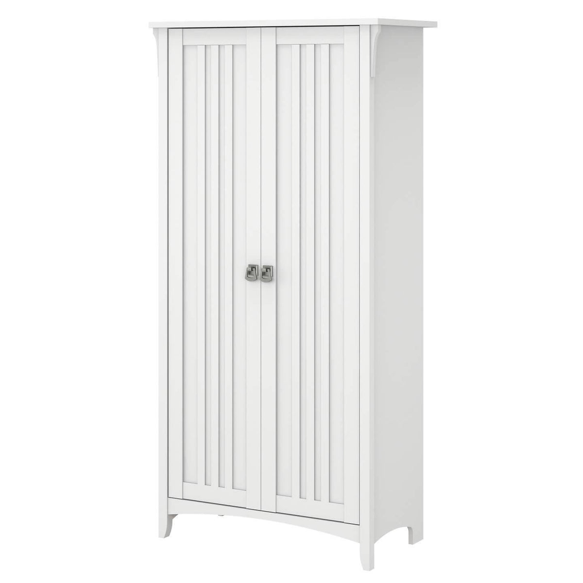 Vintage Black Kitchen Pantry Cabinet with Doors D46260