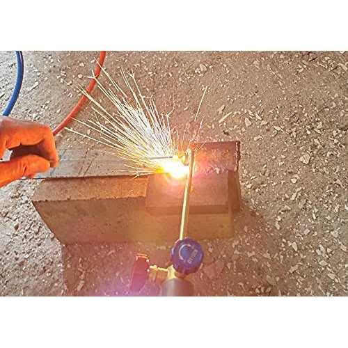 Oxygen MAPP Torch Kit Portable Cylinder Metal Stand H42207