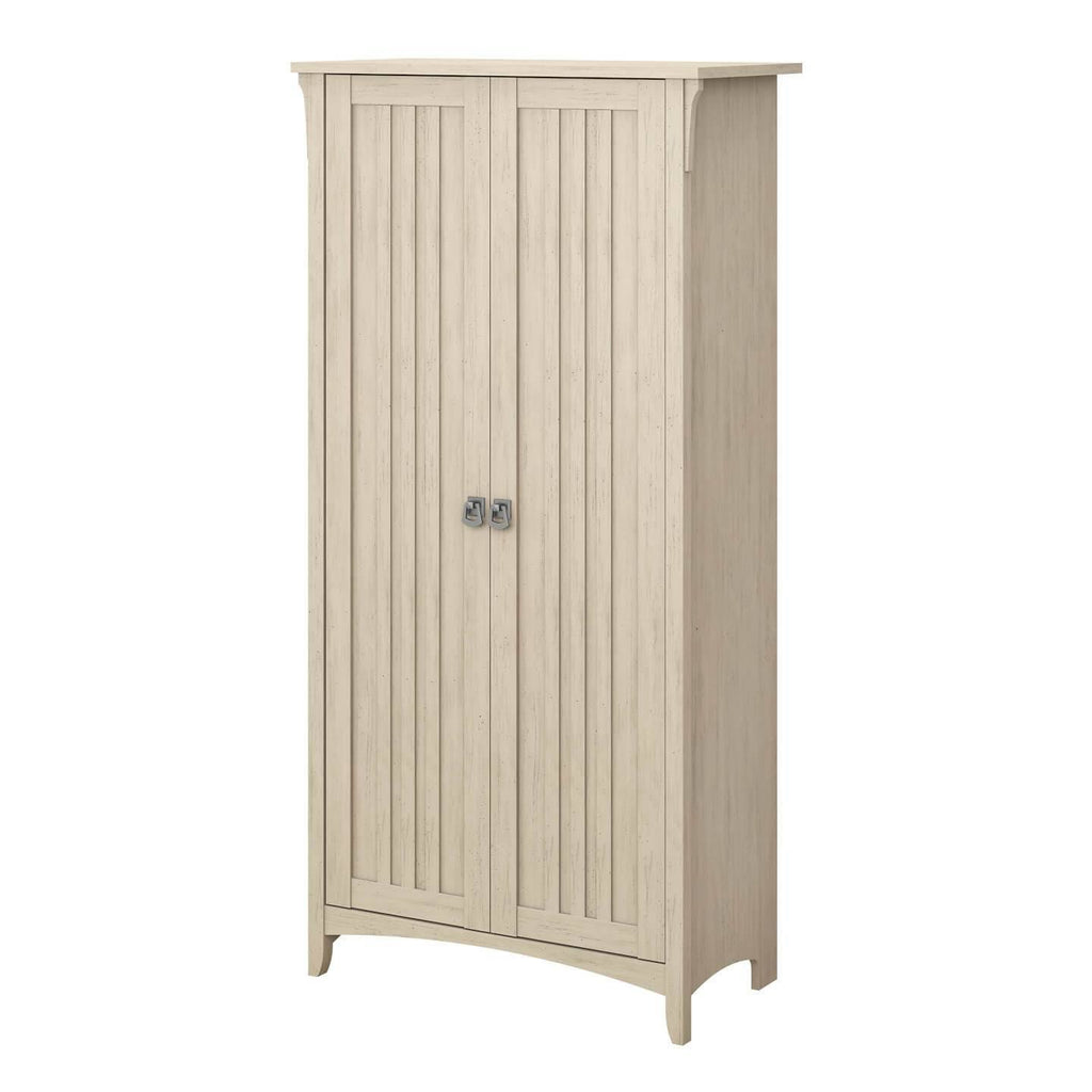 Vintage Black Kitchen Pantry Cabinet with Doors D46260