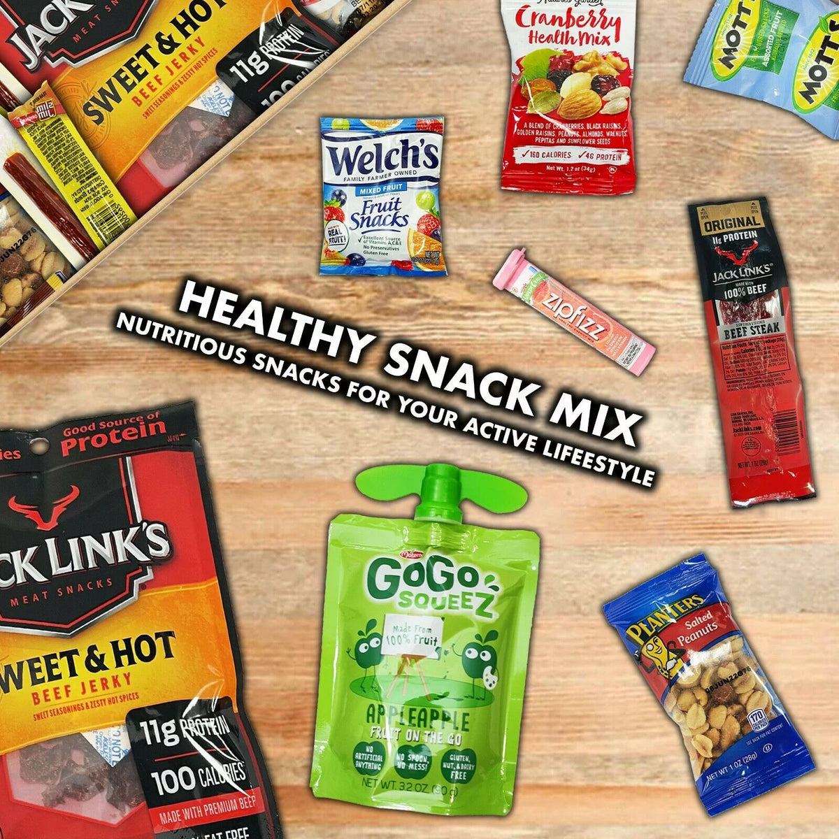 Healthy Fitness Snacks Care Package Gift Box Sampler X76903