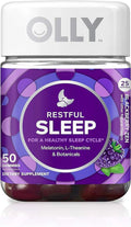 50 Ea 6 Pack Blackberry Zen Sleep Gummy Supplements F44895