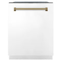 24 inch Tall Dishwasher with Champagne Bronze Handle N522