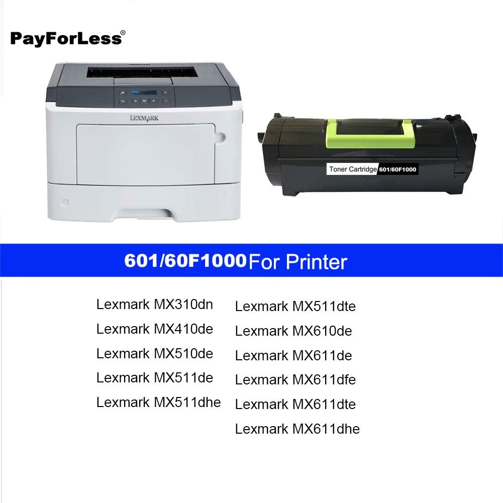Toner Cartridge Compatible for Lexmark MX310 MX410 MX510 MX511 MX610 MX611 H668
