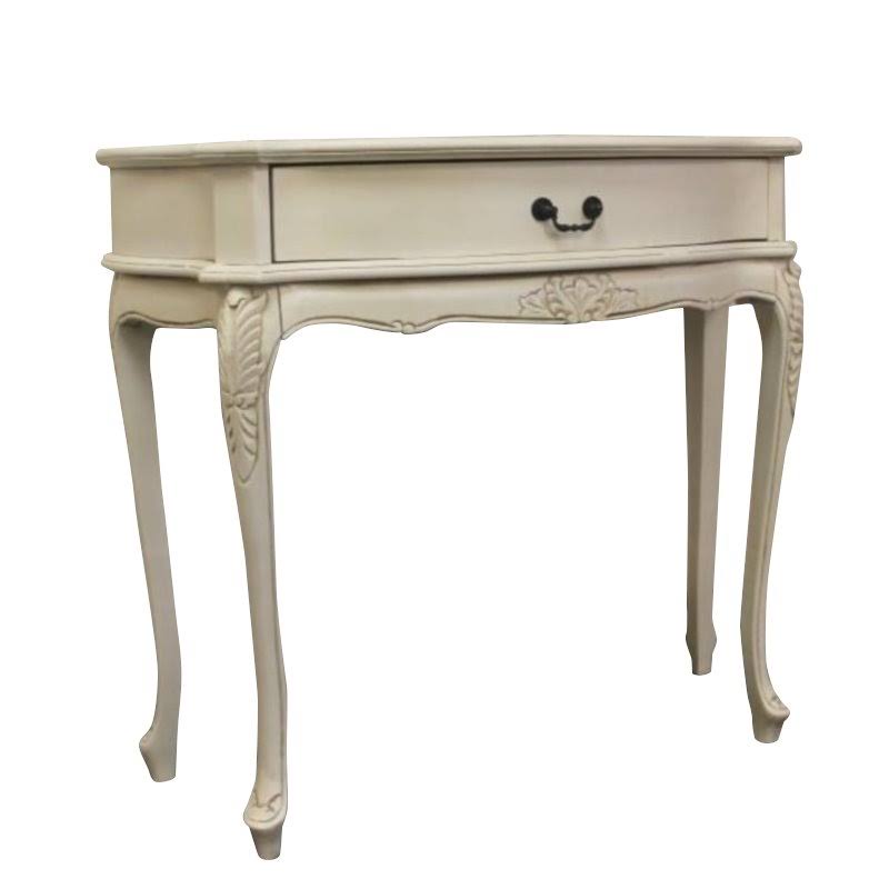 Antique White 1 Drawer Console Table Q301853