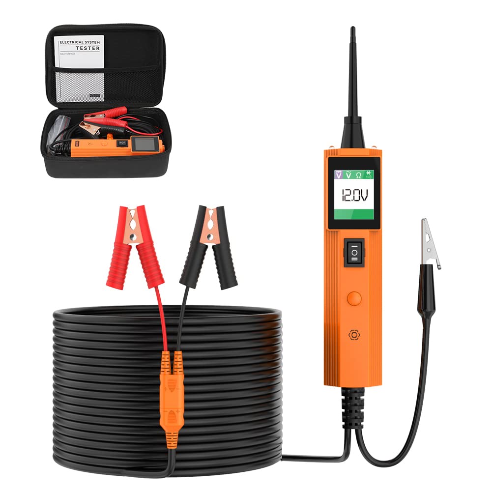 Circuit Tester with 20Ft Extension Cable for 6-30V U37608