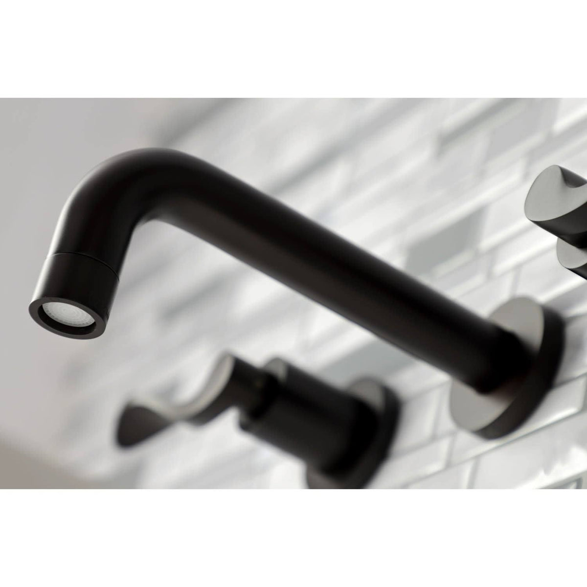 Polished Nickel Wall Mount Bathroom Faucet S545