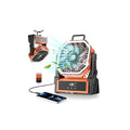 Portable Rechargeable Camping Fan with LED Lantern Q2579