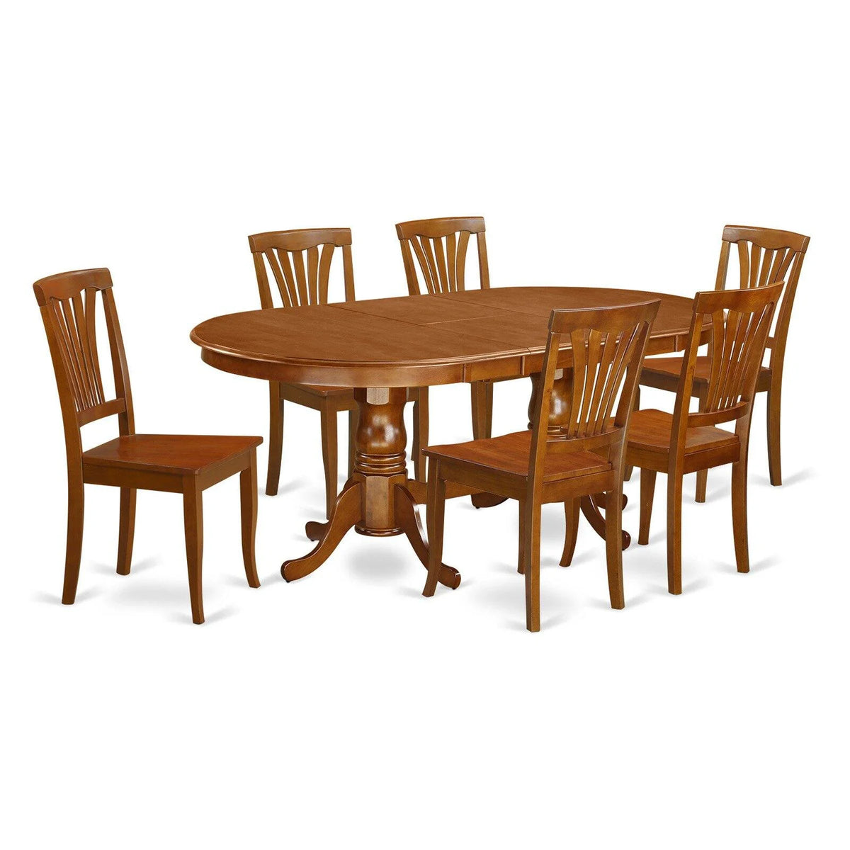 7 Piece Wood Dining Room Table Set L175