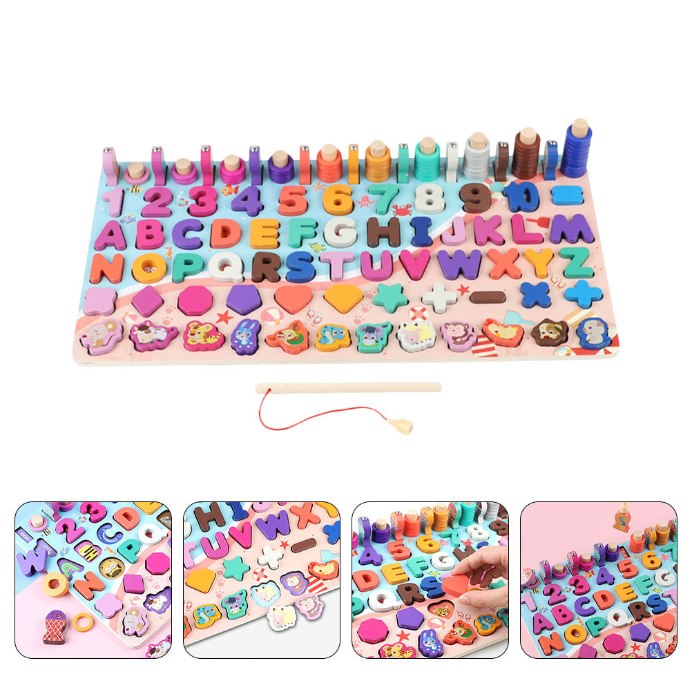 Wooden Magnetic Fishing Toy Game F296758