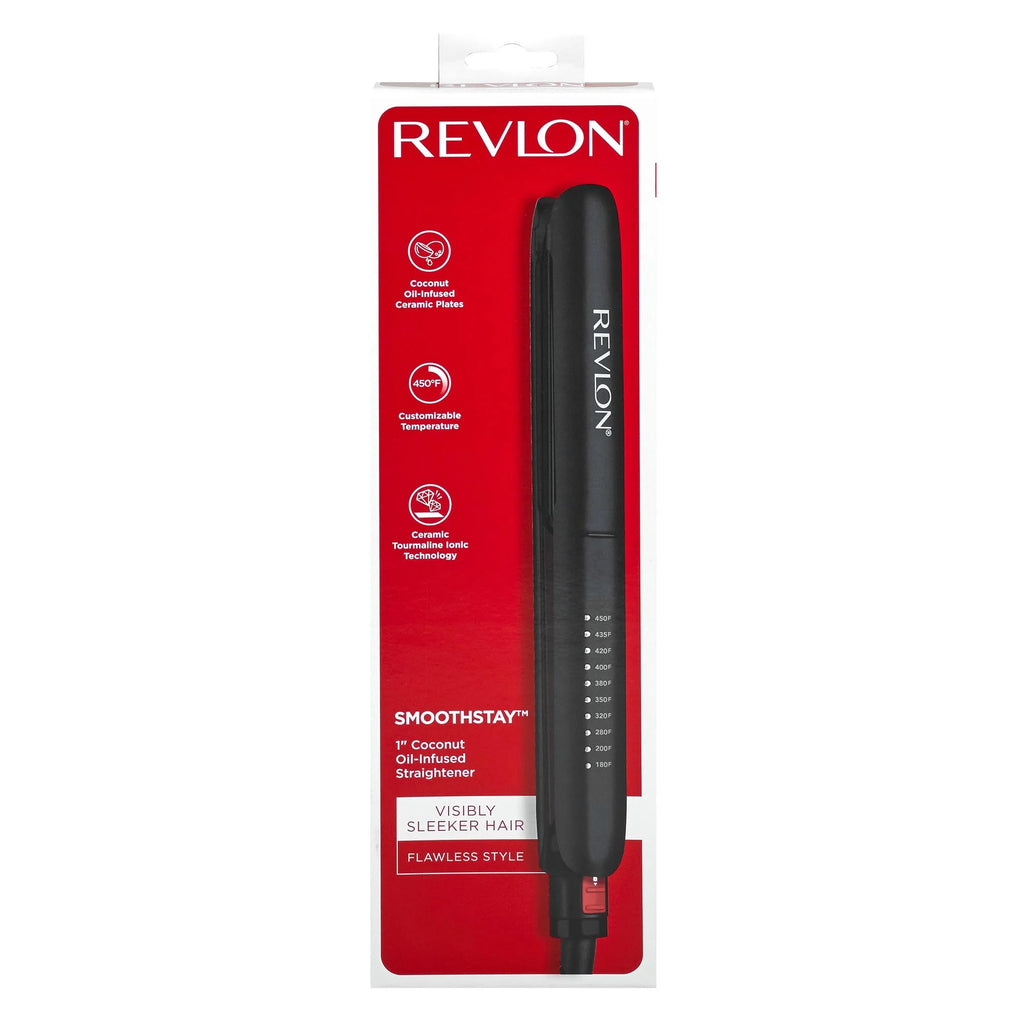 Black 1" Ceramic Flat Iron F65586