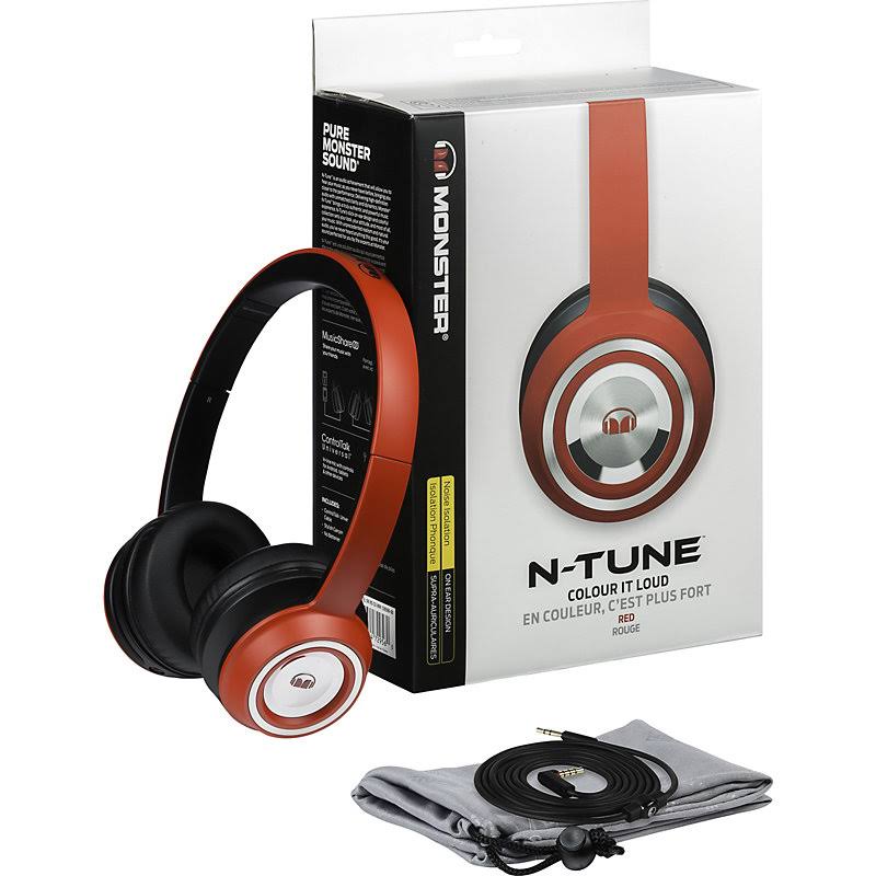 Cherry Red On-Ear Headphones B5225