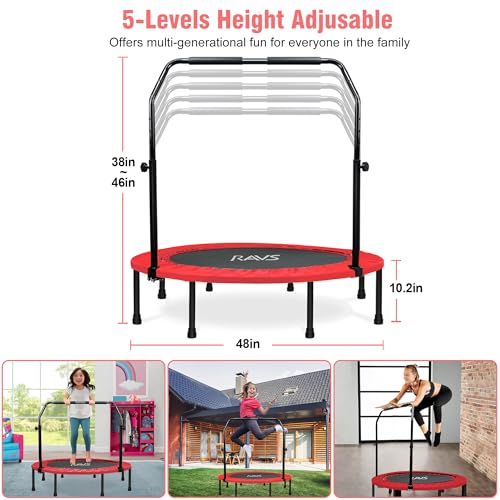 Mini Trampoline with Stretch Bands Y529