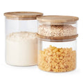 Glass Canister Set of 3 T921