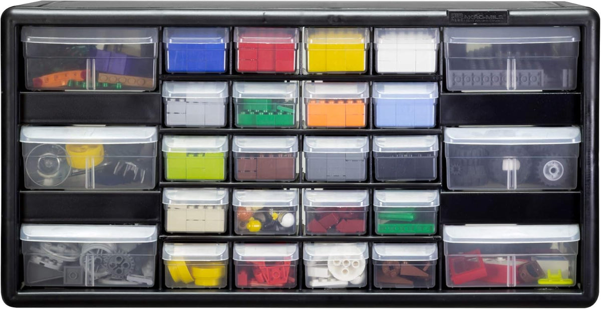 26-Drawer Plastic Parts Storage Cabinet I31292