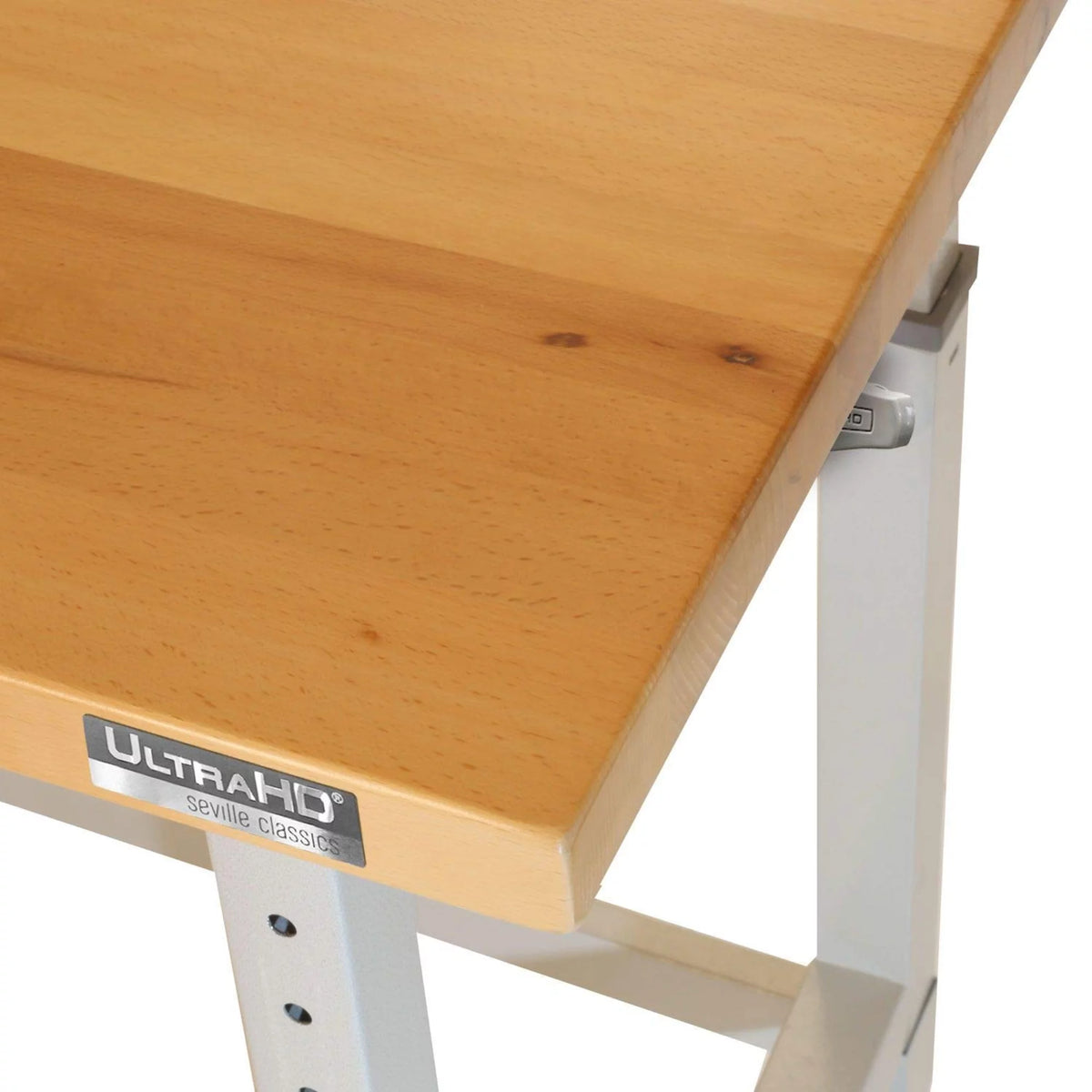 Height Adjustable Heavy-Duty Wood Top Workbench V728658