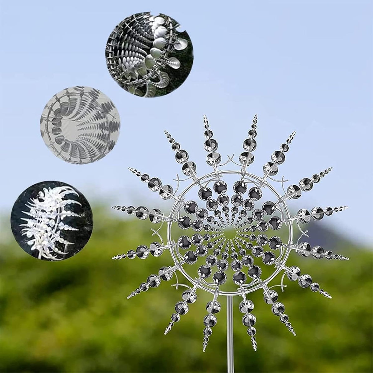 Metal Windmill Garden Decoration W7049