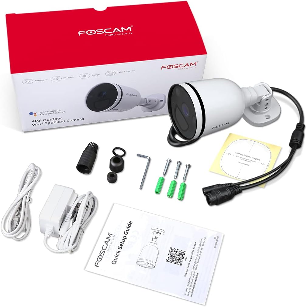 2K/4MP Wifi Security Camera with Color Night Vision K47211