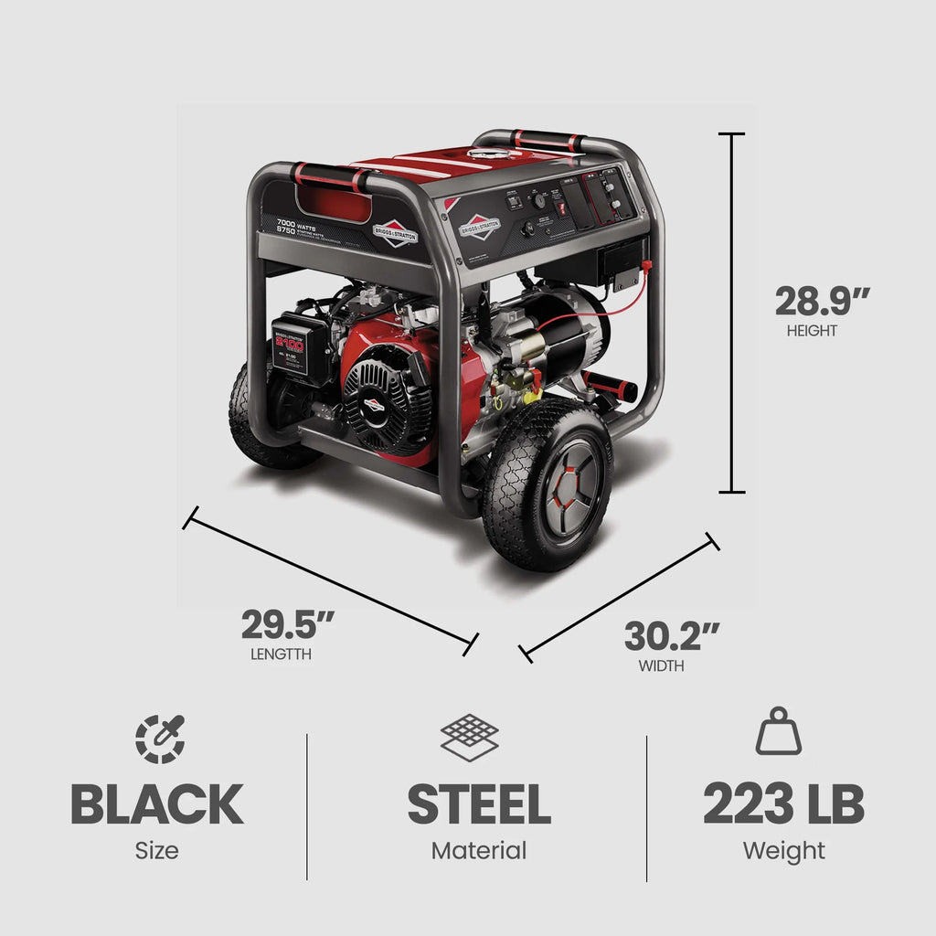 7000 Watt Portable Generator with CO Guard C1500
