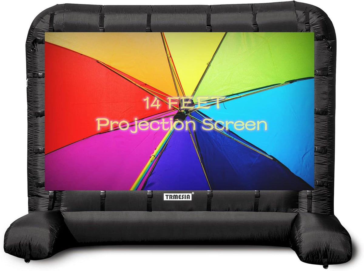 12Ft Inflatable Projector Screen with Air Blower & Carrier Bag S8176