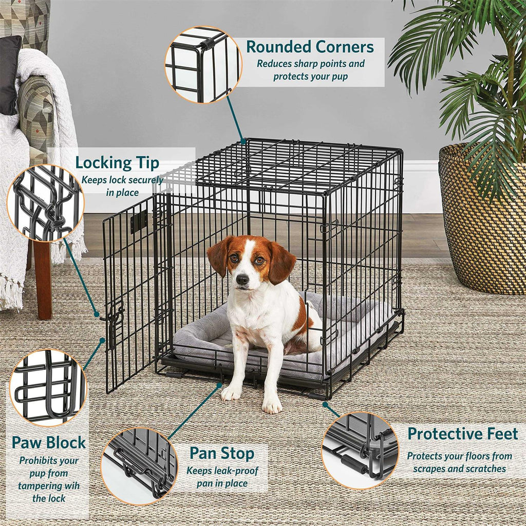 Black Single Door Dog Crate F215292