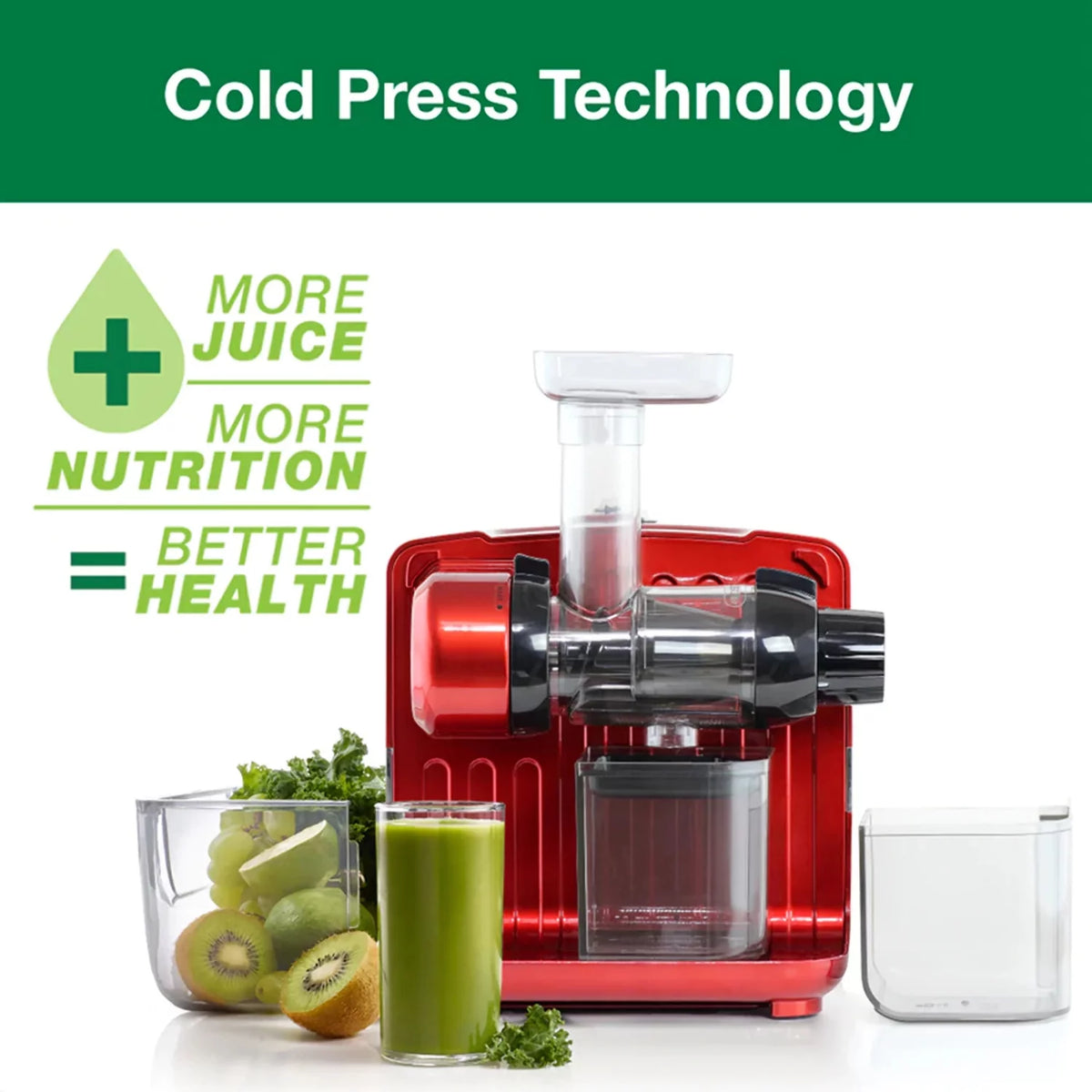 Red Slow Masticating Juicer K647567