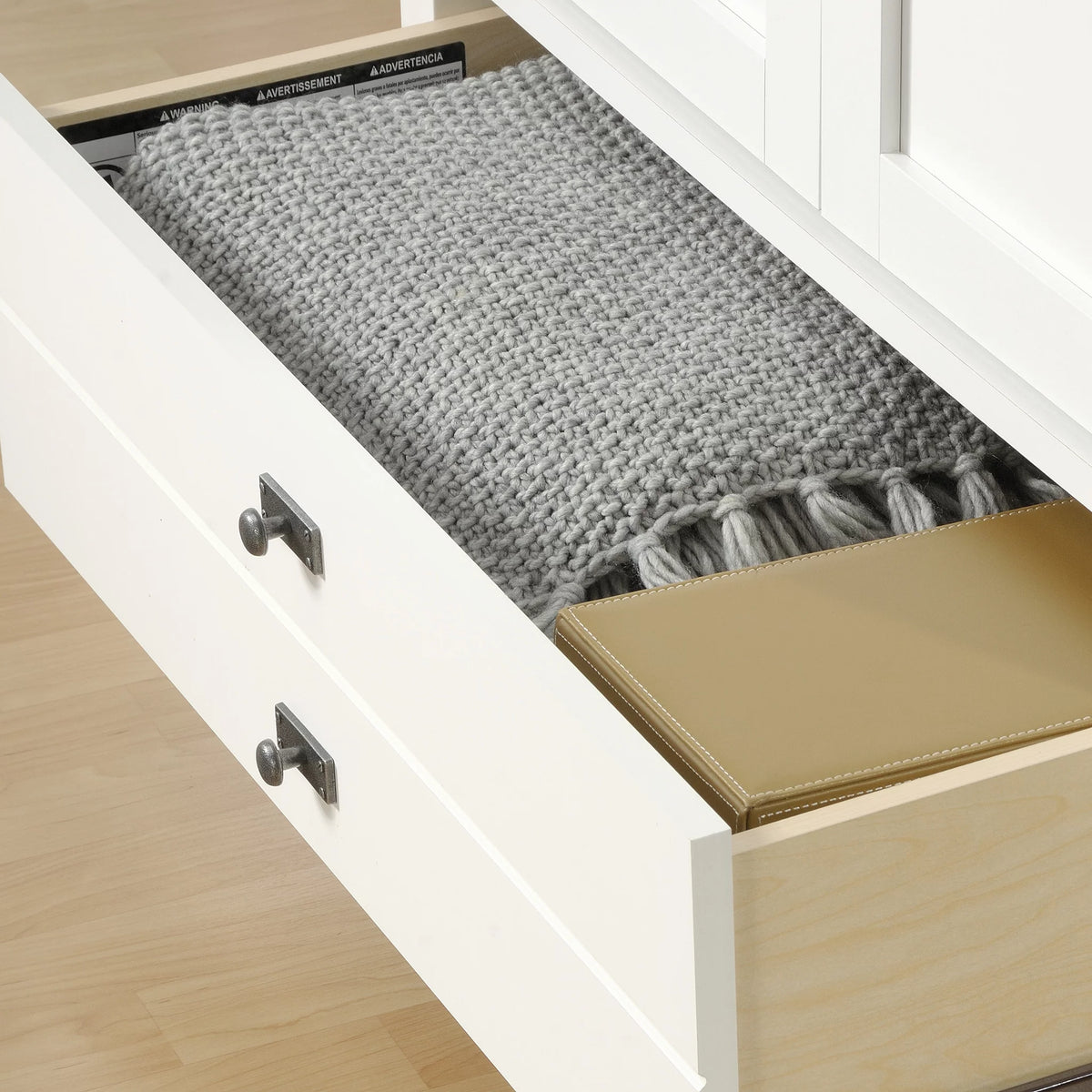 Soft White Armoire V254599