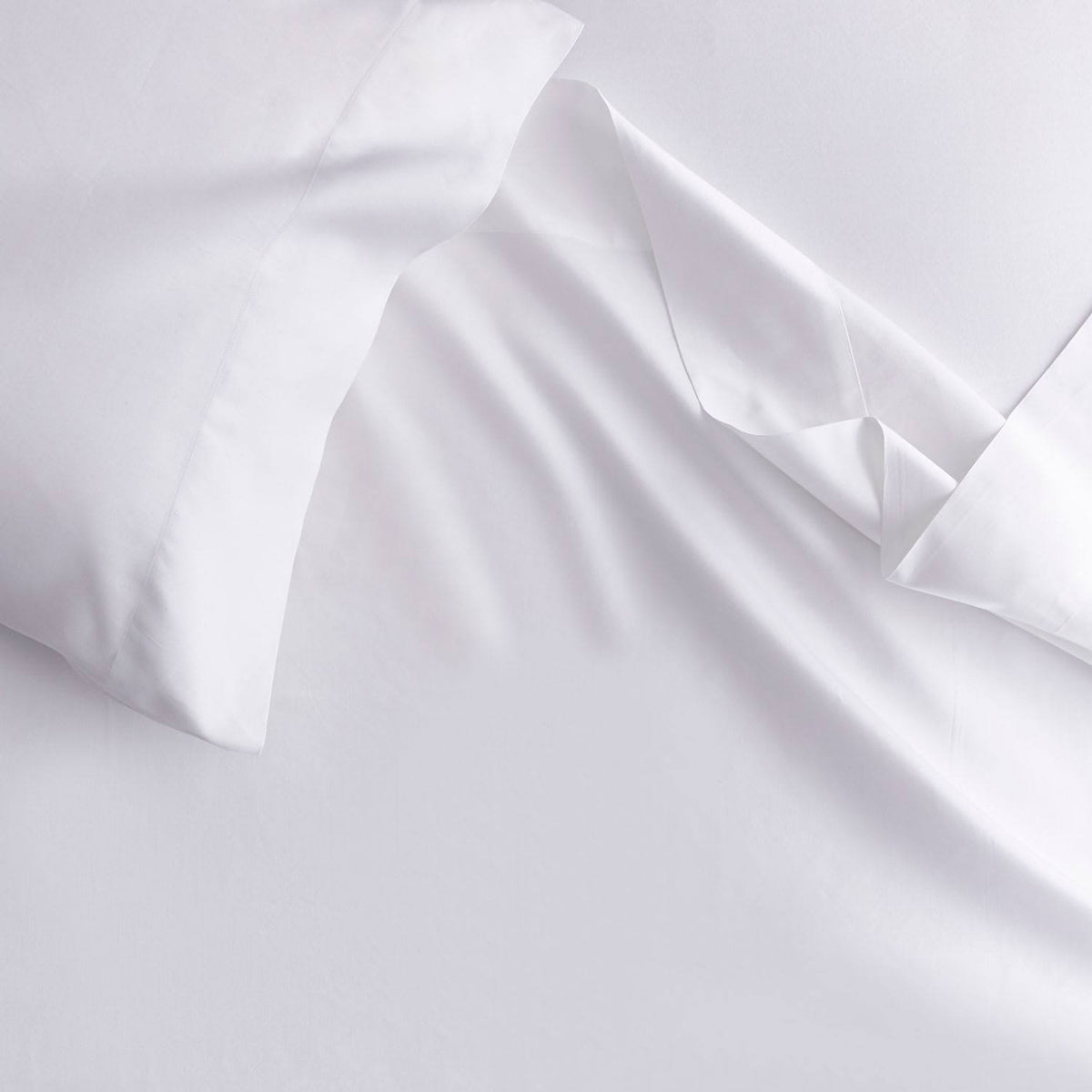 Supima Cotton Sateen Fitted Sheet, Sterling Gray, California King T22652
