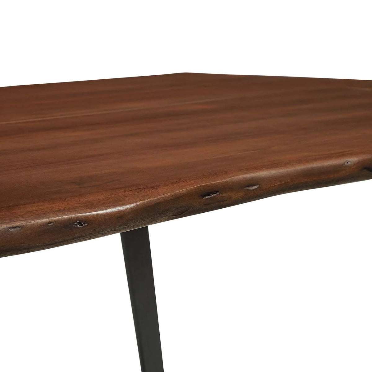 60" Live Edge Acacia Wood Dining Table M2306