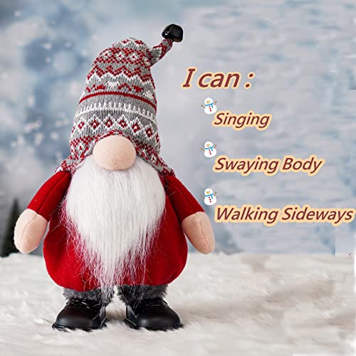 Singing Dancing Christmas Gnome K2193