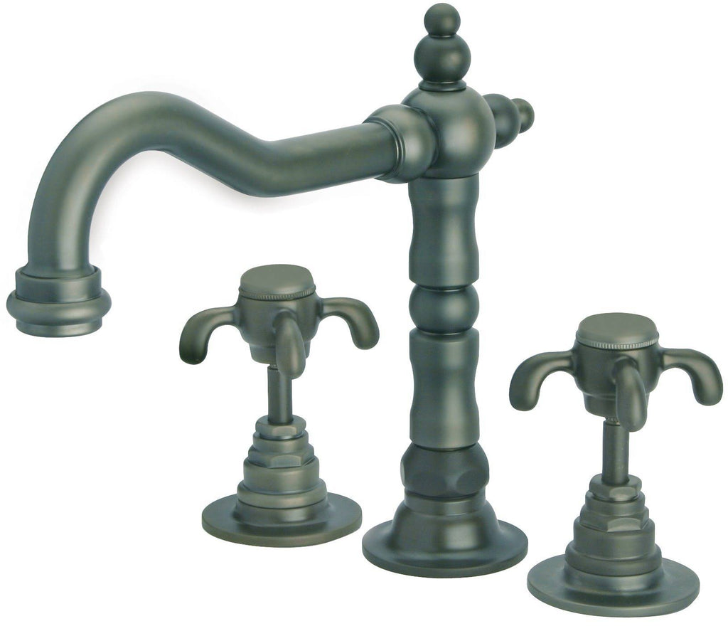 Tuscan Bronze Lavatory Faucet with Cross Handles C79614