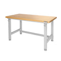 Height Adjustable Heavy-Duty Wood Top Workbench V728658