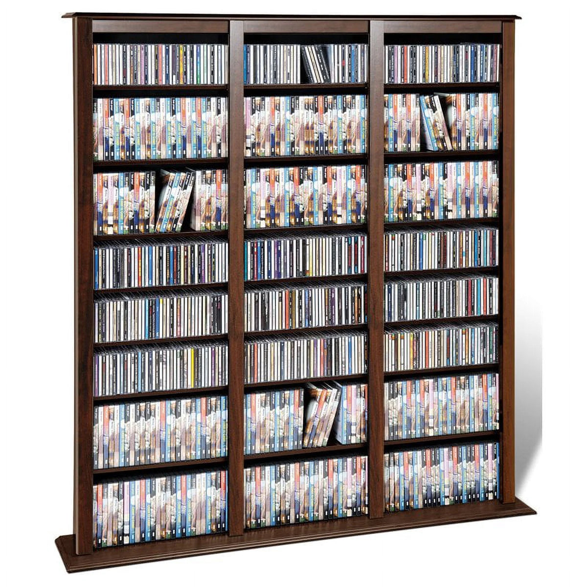 Triple Media Storage Rack in Espresso Z937194