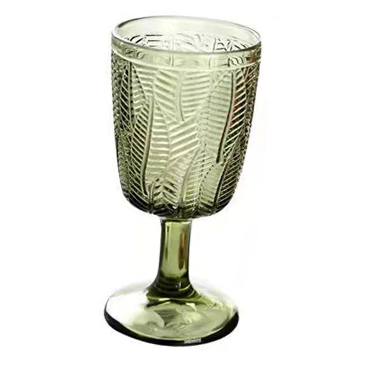 Green Embossment Texture Beverage Glasses E423429
