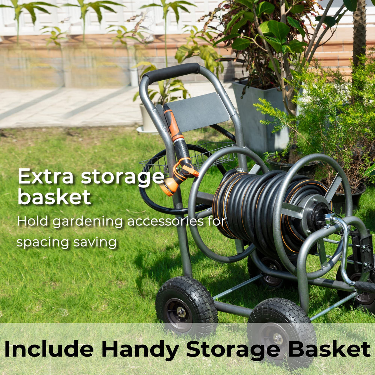 Garden Hose Reel Cart I352967