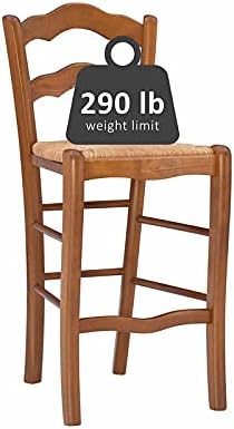 Set of Two Wood Counter Stools G8885