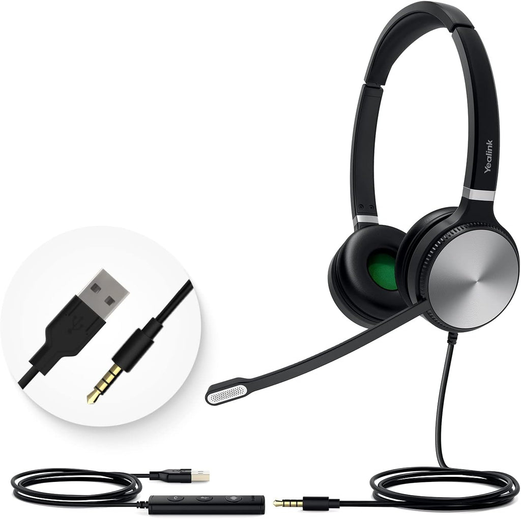 UH36-DUAL Noise Cancelling USB Wired Headset with Mic J209522