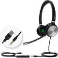UH36-DUAL Noise Cancelling USB Wired Headset with Mic J209522