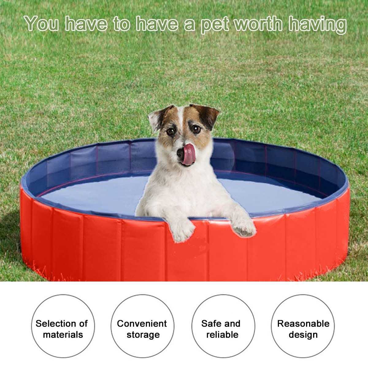 PVC Dog Pool 24 x 8 Inch E11480
