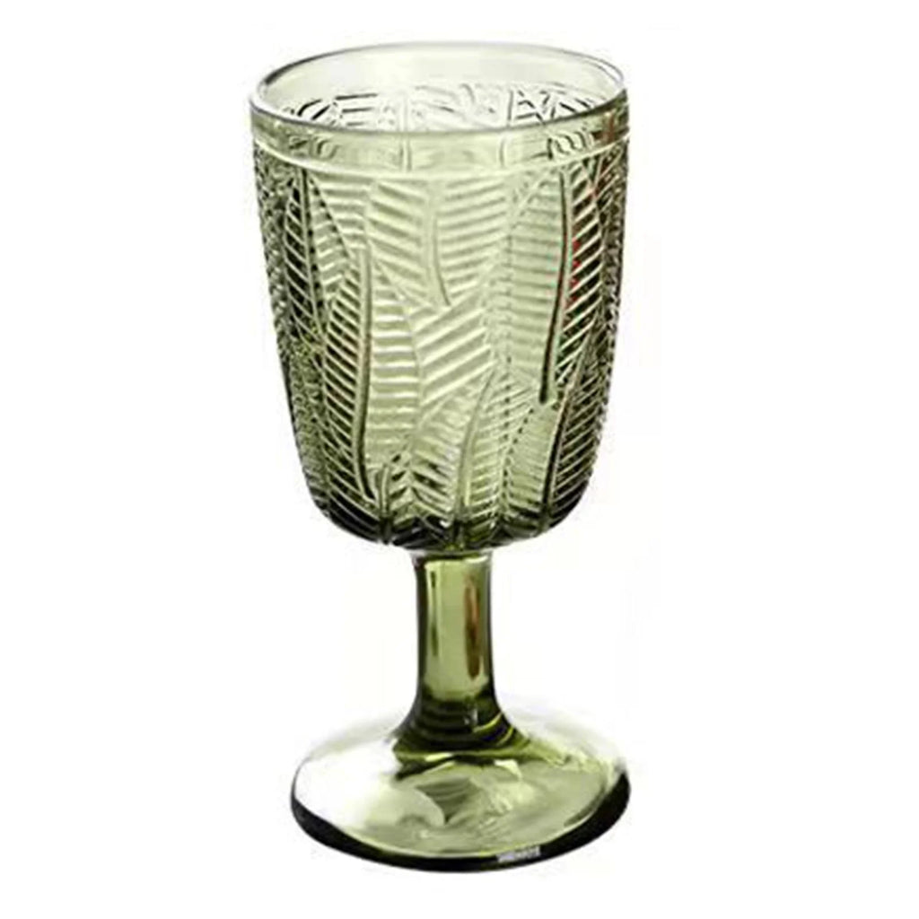 Green Embossment Texture Beverage Glasses E423429