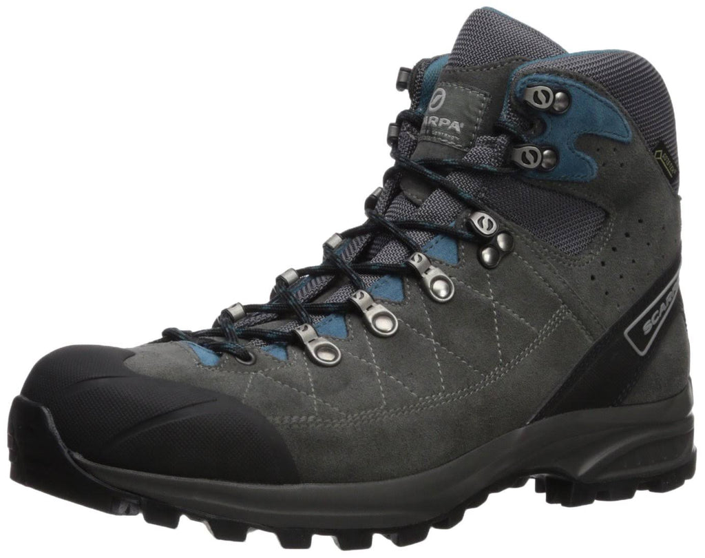 Wide Men's Shark Grey/Lake Blue Hiking Boots X7148