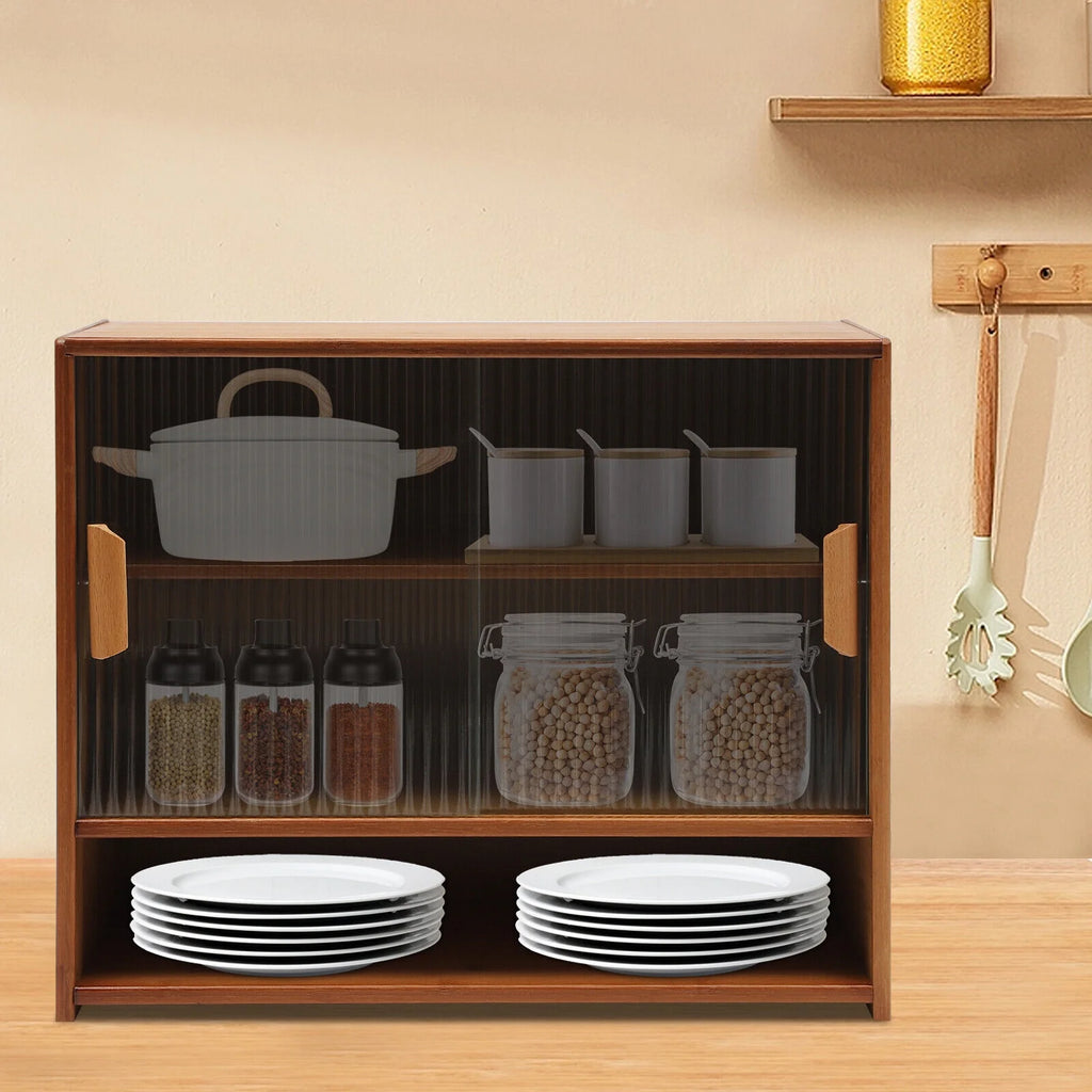 Small Kitchen Cabinet Sideboard with Sliding Door I1710